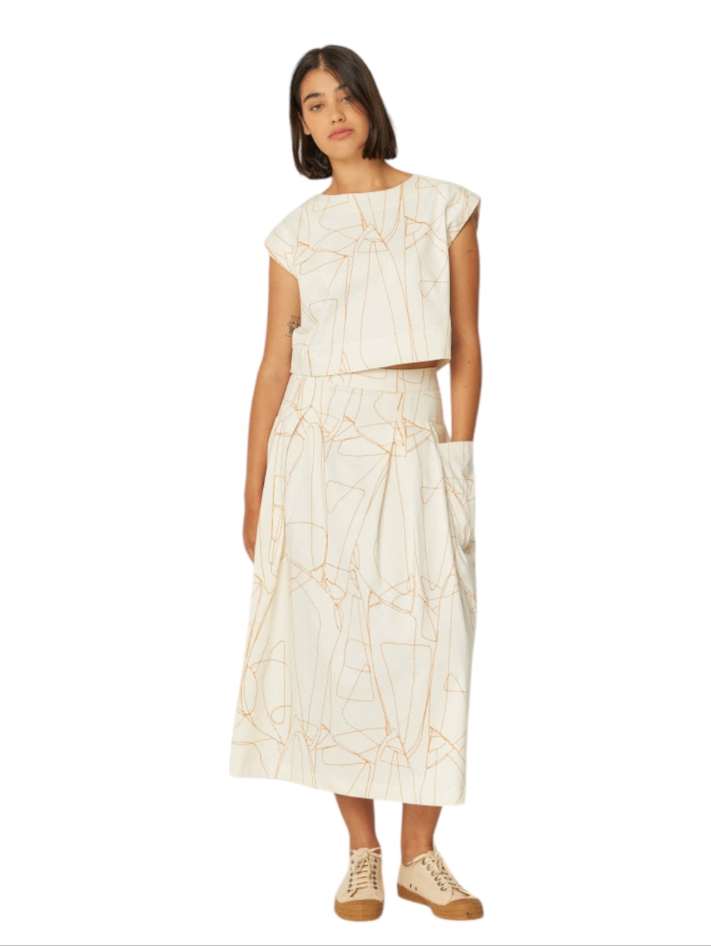 NWT SKFK irama- Gots skirt And Jana Shirt SET   Us 6